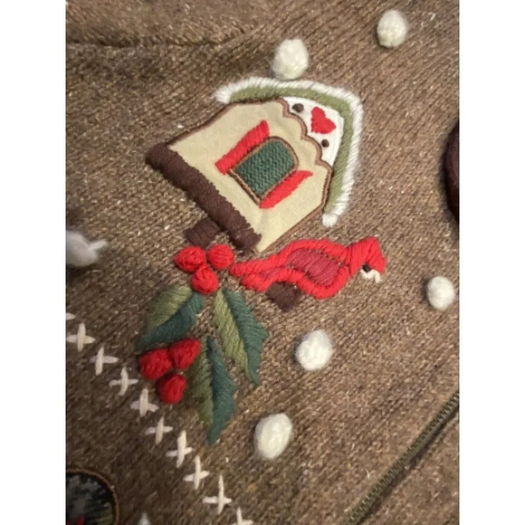 nutcracker christmas Design - full zip jacket - Women Size Small - Picture 8 of 12